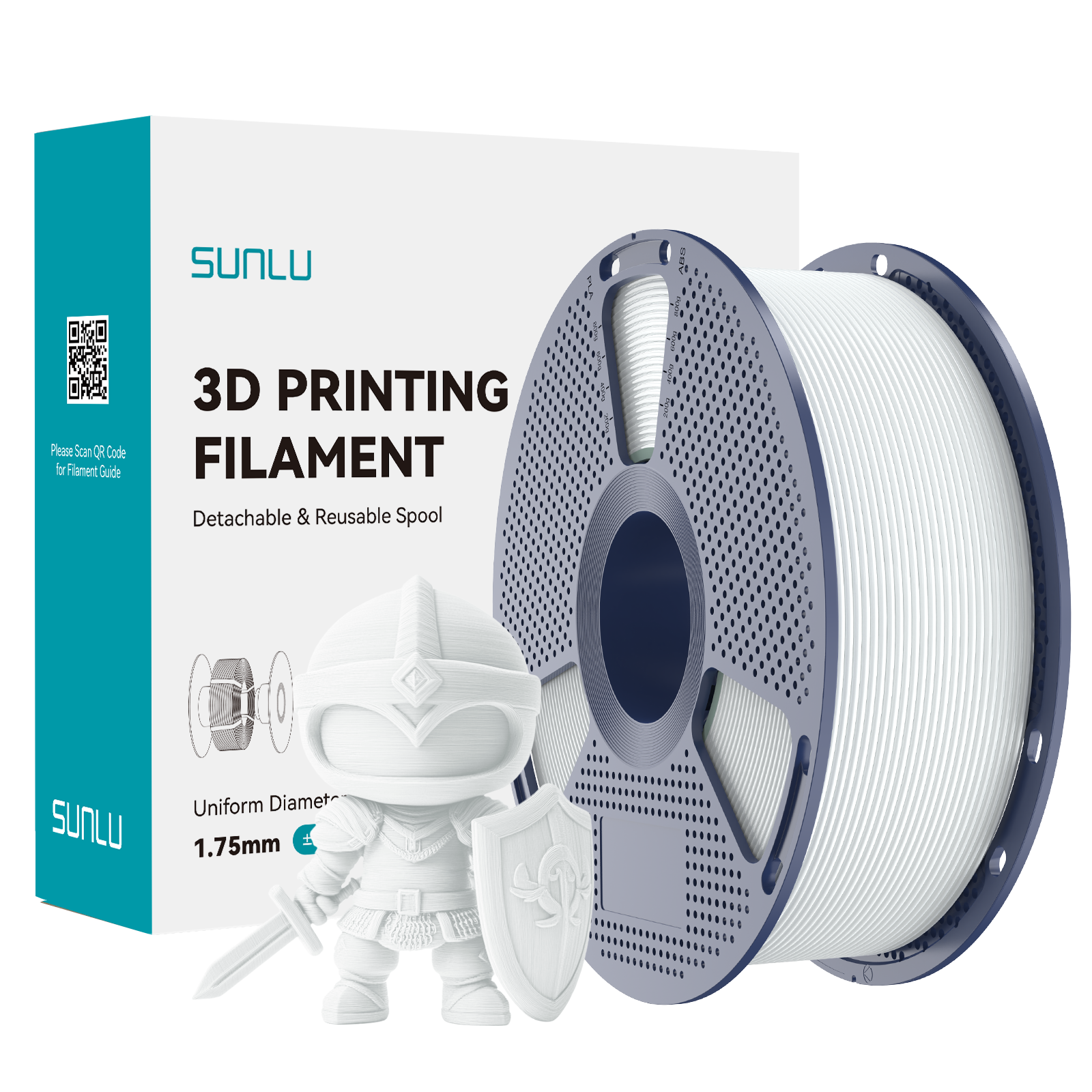 Sunlu PLA+(PLA Plus) Filament (1KG) Ceramic