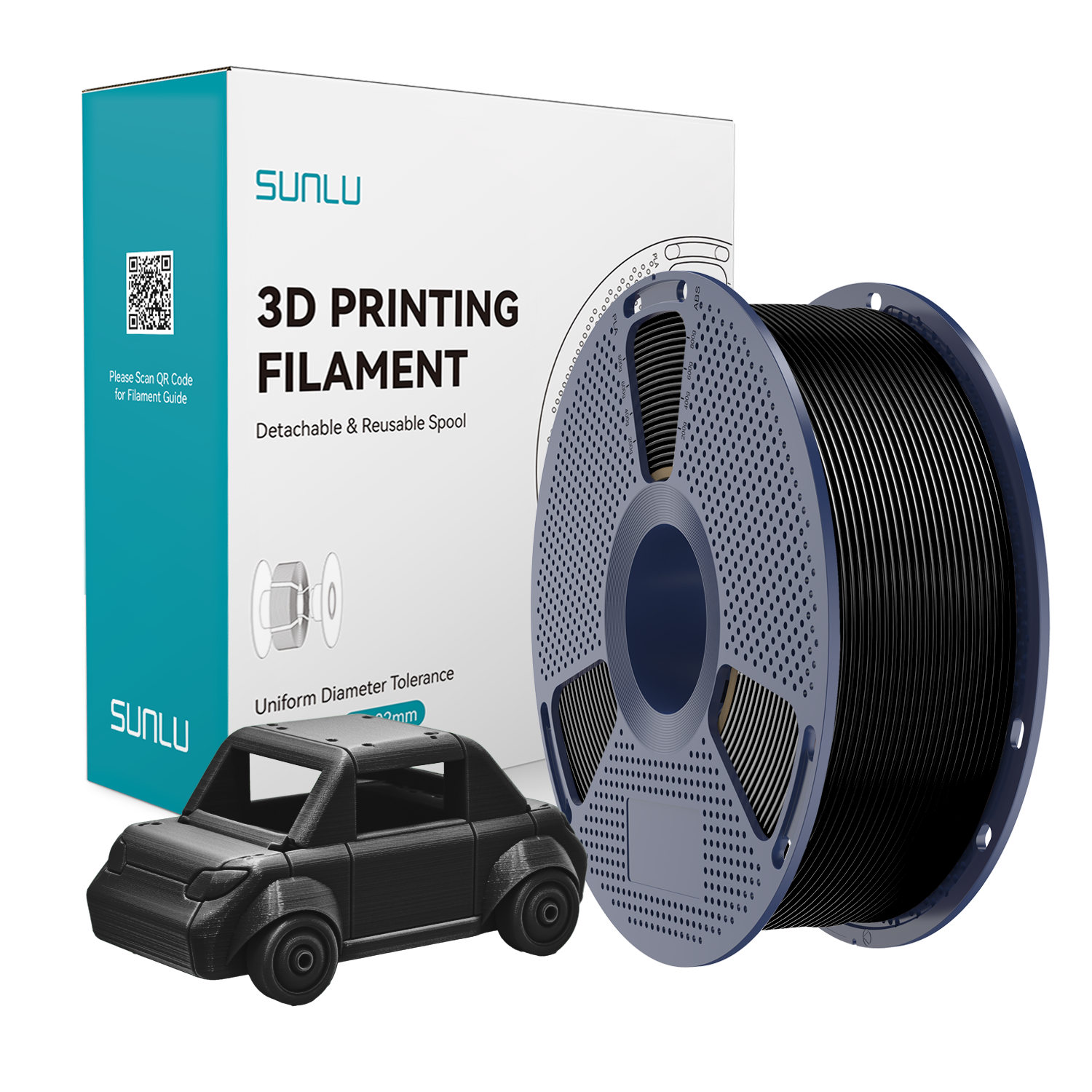 Sunlu PETG 1kg/spool Black