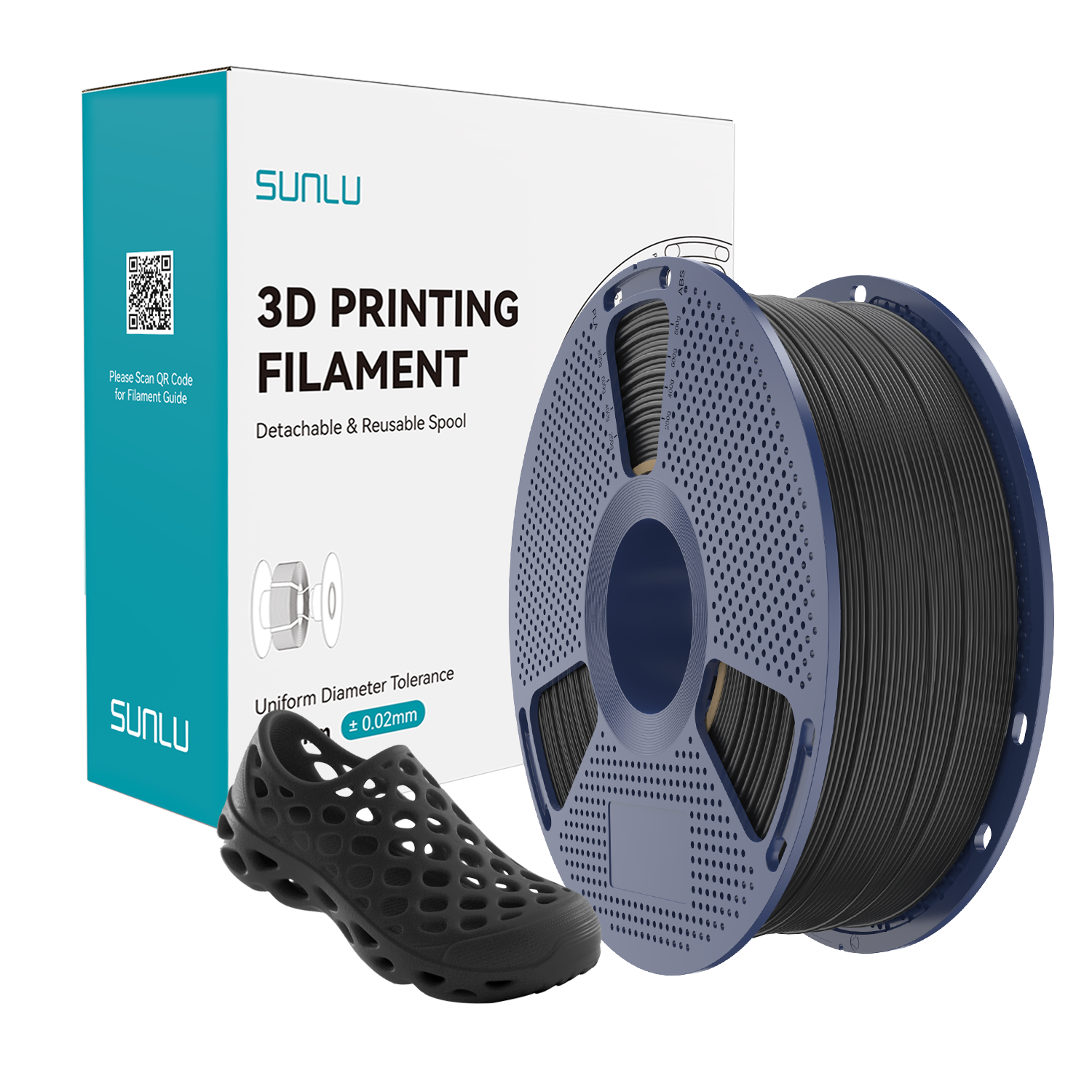Sunlu TPU 95A Filament (1KG) Black