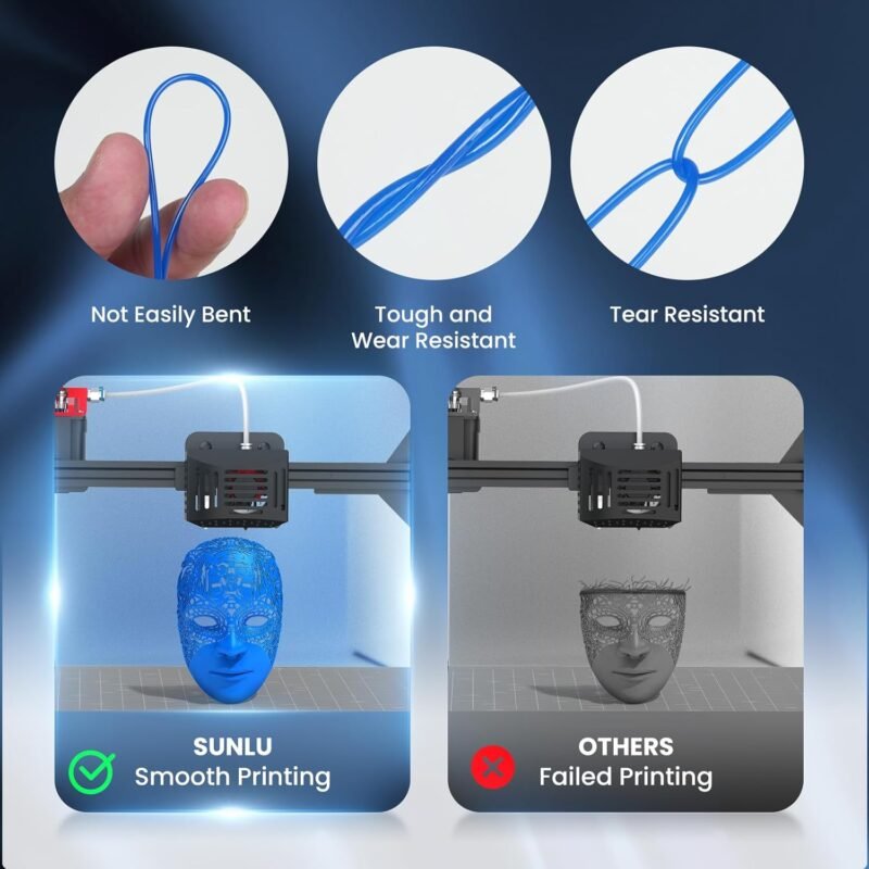 Sunlu TPU 1kg/spool Transparent Blue - 71KnG0w ML. AC SL1500