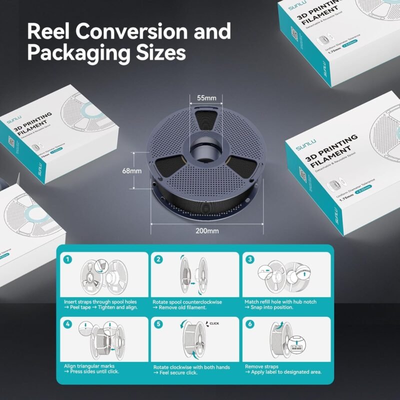 Sunlu TPU 1kg/spool Transparent Blue - 819vo0jI8sL. AC SL1500