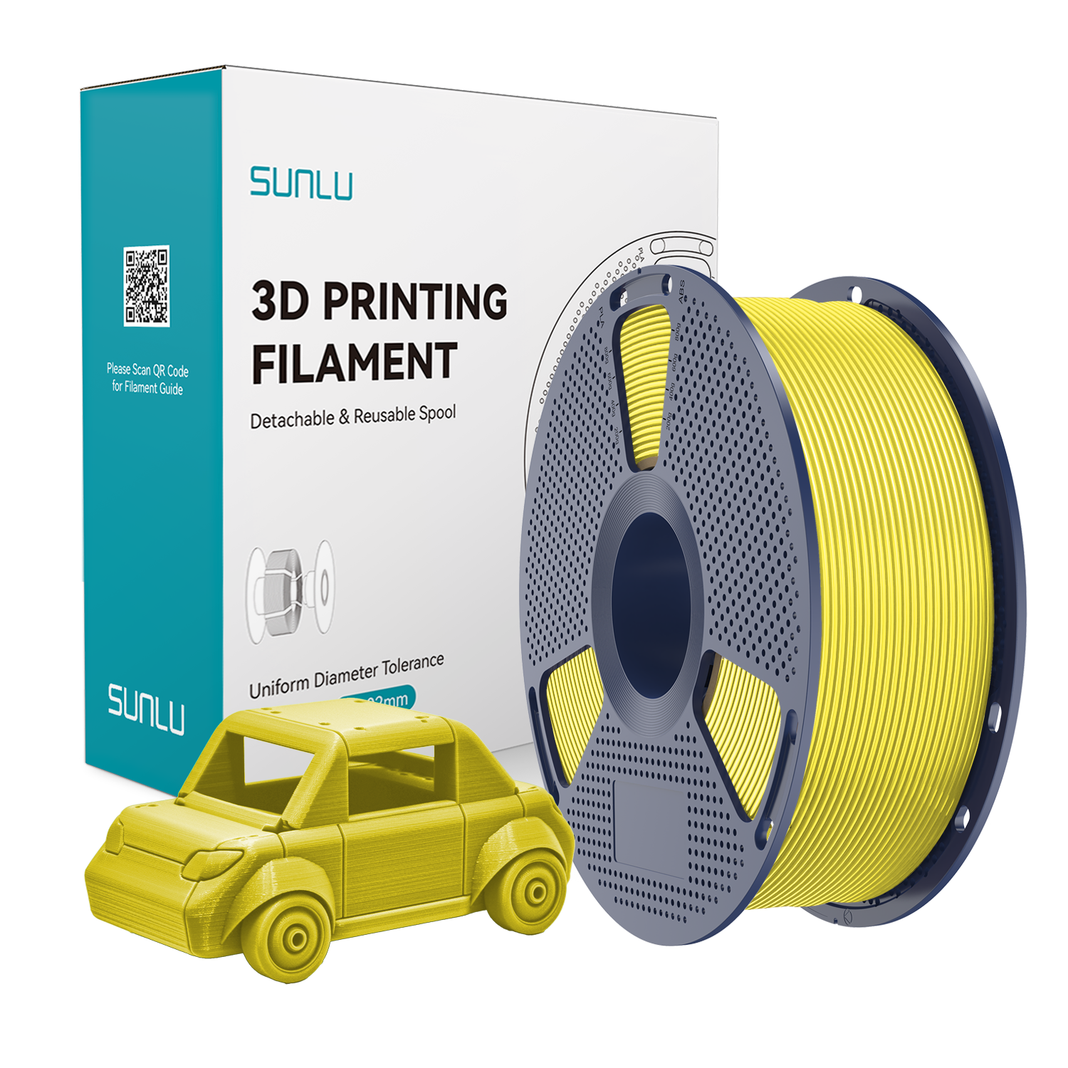 Sunlu PETG 1kg/spool Yellow