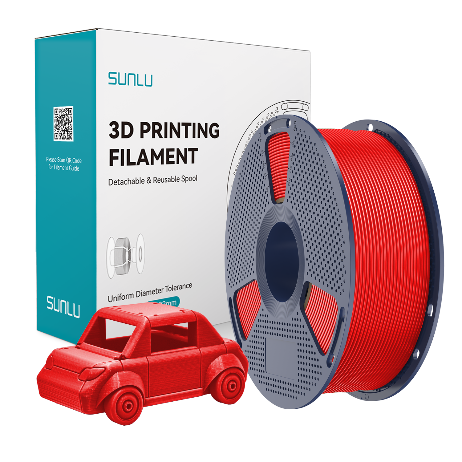 Sunlu PETG 1kg/spool Red